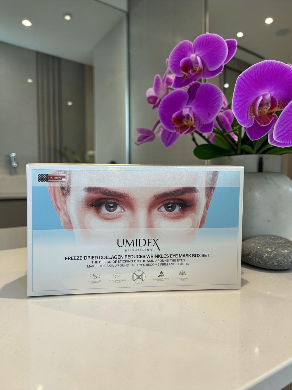 UMIDEX Brightening Freeze- dried collagen eye mask set -